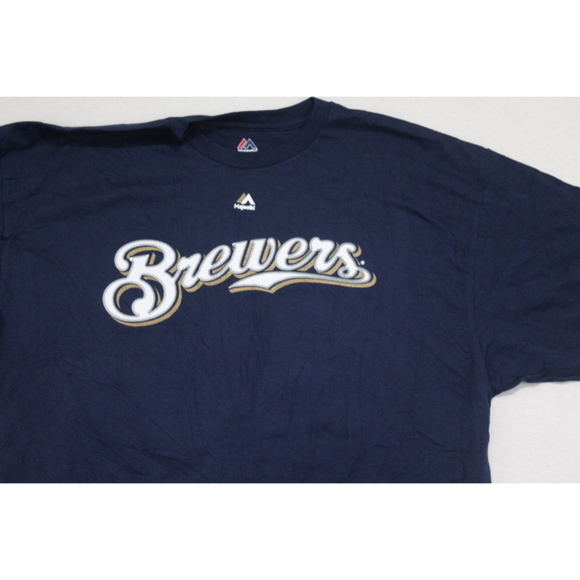 Milwaukee Brewers Men Blue Tee Shirt Counsell 30 Size XXL - Picture 3 of 9